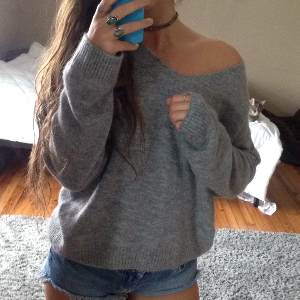 Grey Knit H&M Sweater